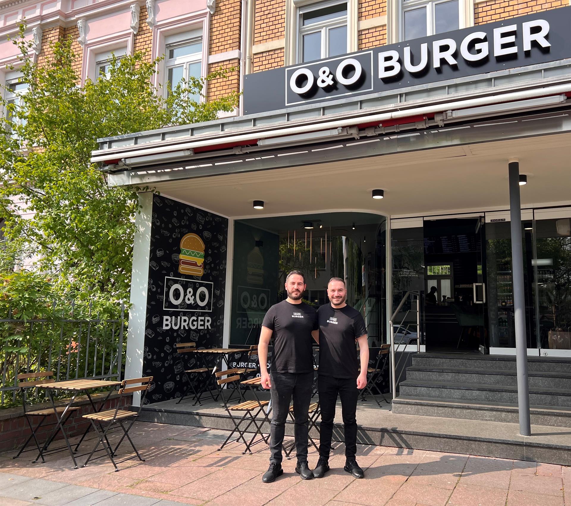 Das Burger-Restaurant O&O Burger in der Kaiserstraße in Brühl-Nord.
