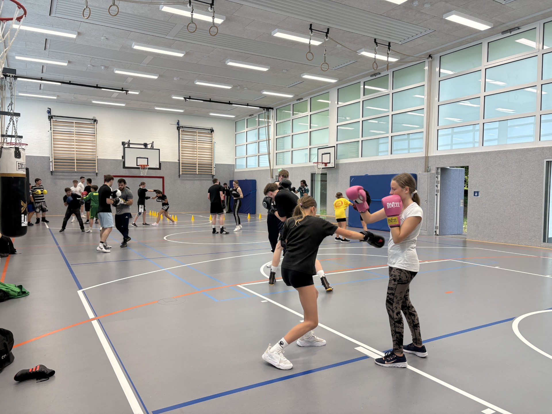 Boxen Jugendliche Sporthalle