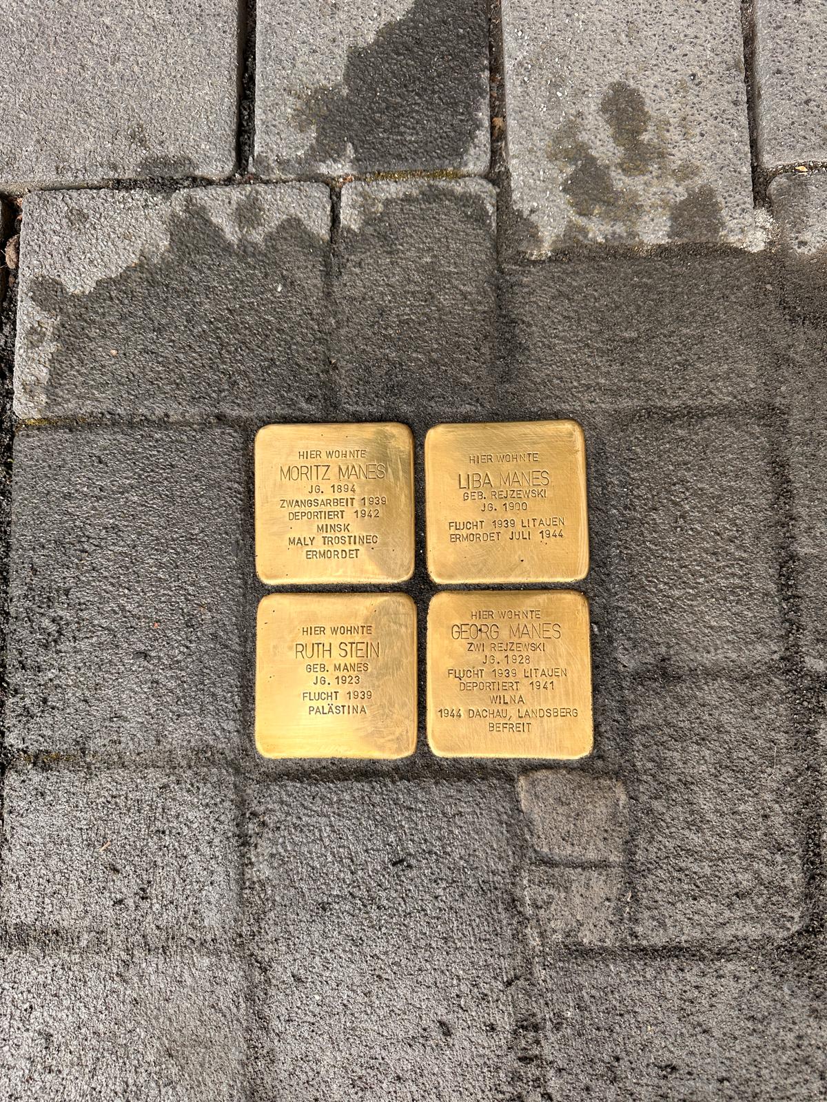 Stolpersteine Markt 13