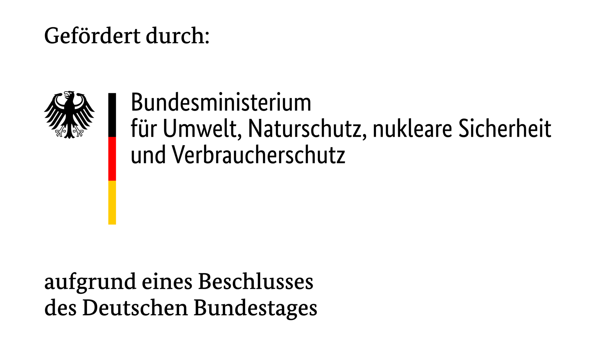 Logo des Bundesministeriums für Umwelt, Naturschutz, nukleare Sicherheit und Verbraucherschutz